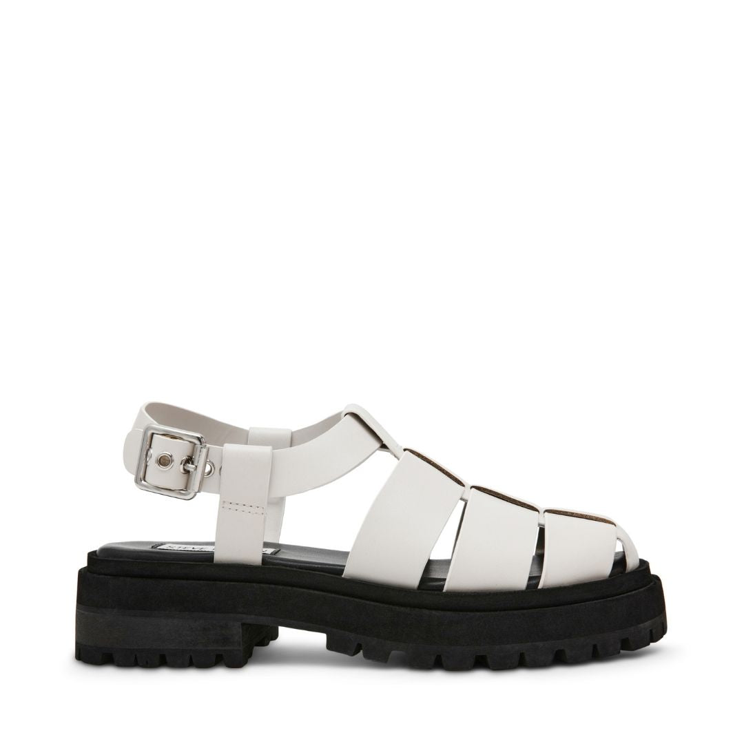 Market White Action Leather