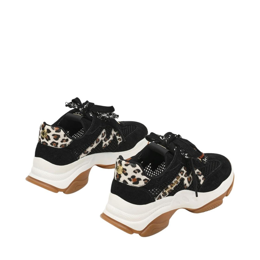 Maxfield Black Suede Tenis Deportivos Negros Para Mujer