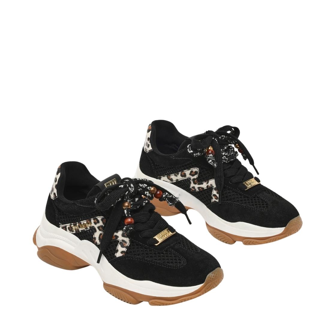 Maxfield Black Suede Tenis Deportivos Negros