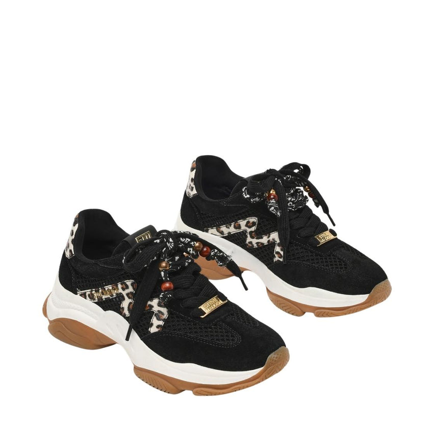 Maxfield Black Suede Tenis Deportivos Negros