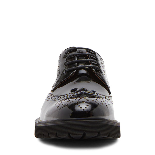 Mayor N Black Leather Mocasines para Hombre