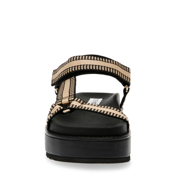 Mayville Black Natural Sandalias de Plataforma para Mujer