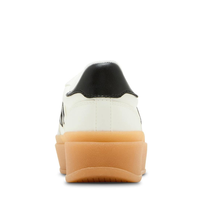 Mightty White Black Tenis Blanco con Negro para Mujer