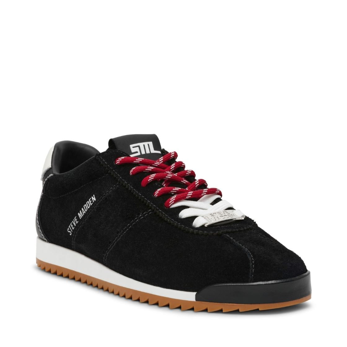 Mirage Sm Black Suede Tenis Negros