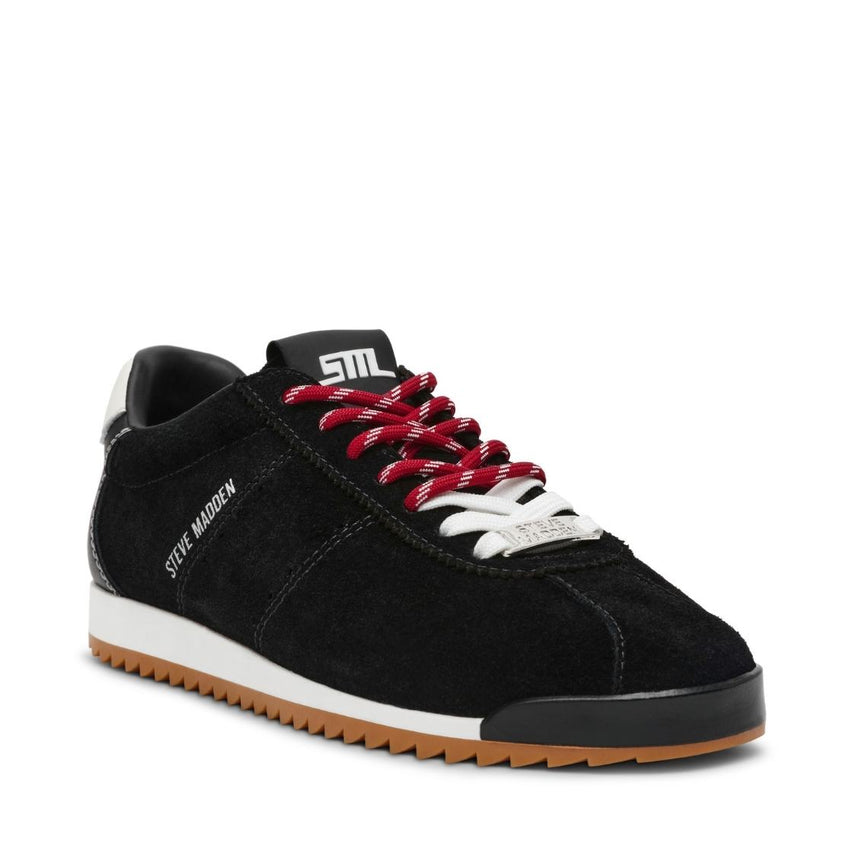 Mirage Sm Black Suede Tenis Negros