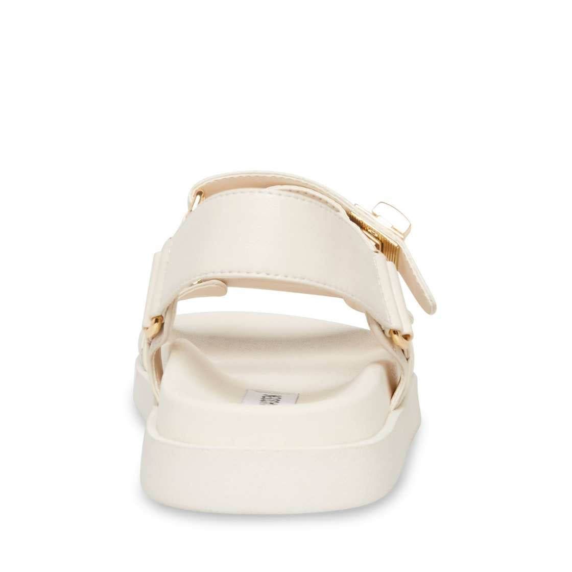 Mona Bone Leather Sandalias de Tiras Para Mujer