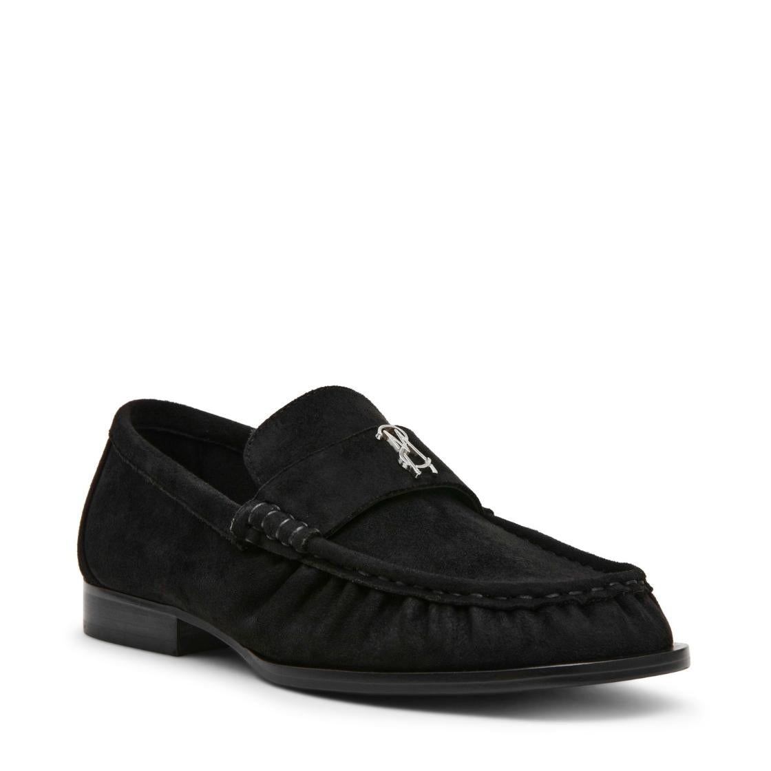 Morgen Black Suede Mocasines de Gamuza Negros