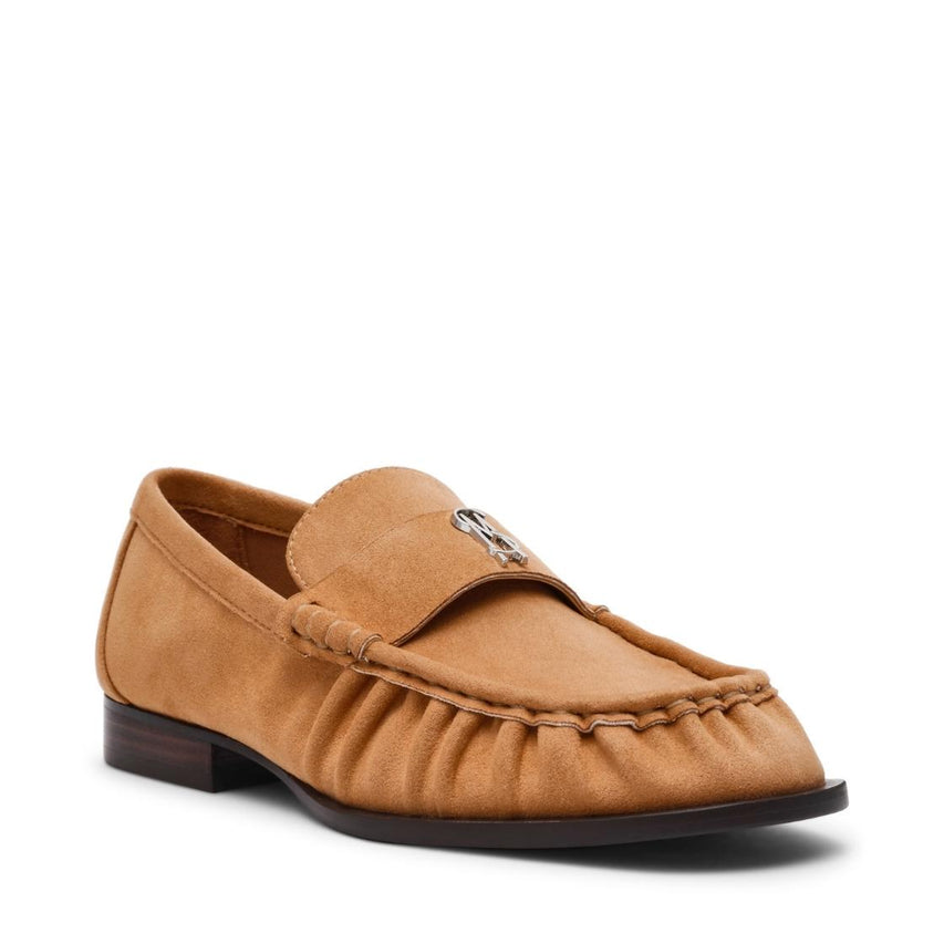 Morgen Camel Suede Mocasines de Gamuza Cafés