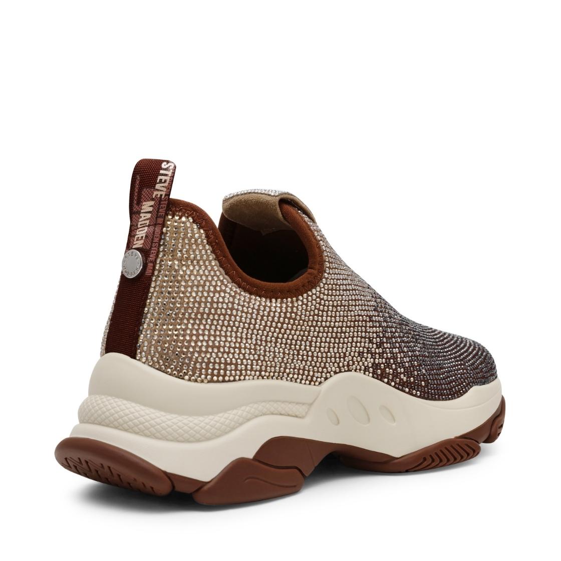 Mythical Brown Gold Tenis Cafe con Brillos para Mujer