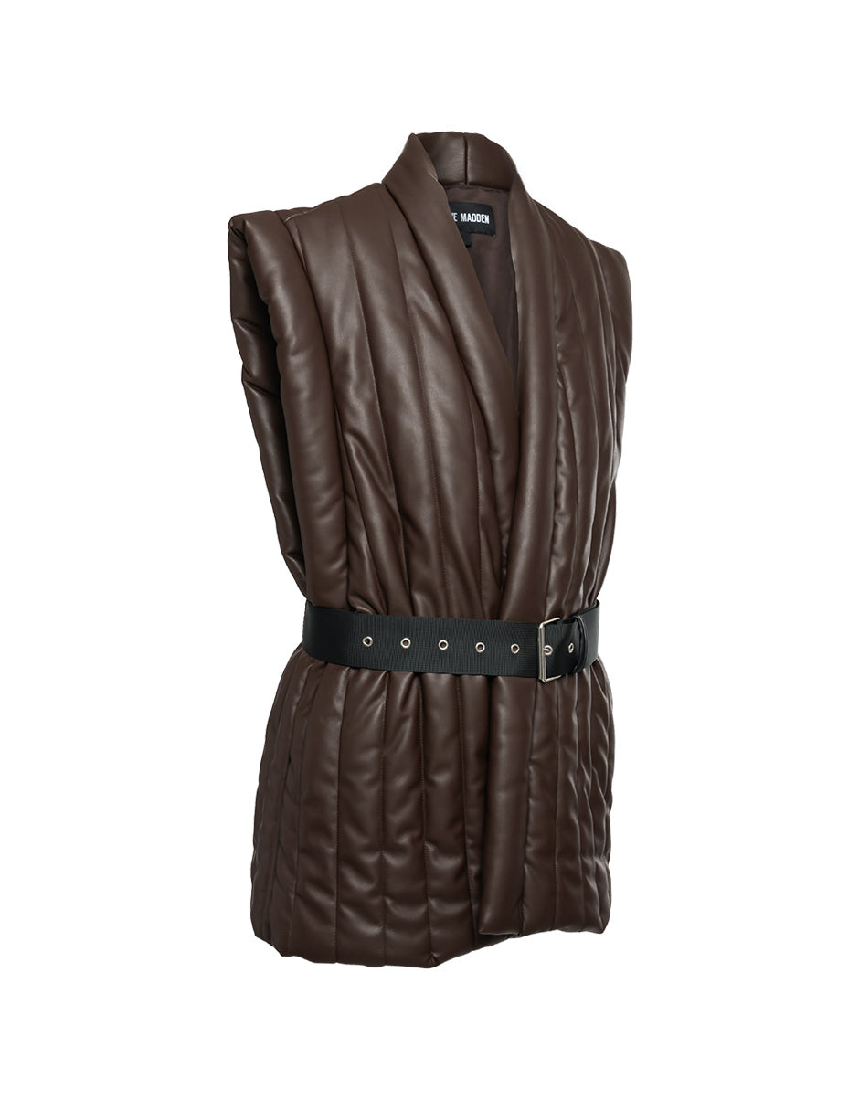 Narcisa Vest Demitasse Chaleco Cafe Oscuro