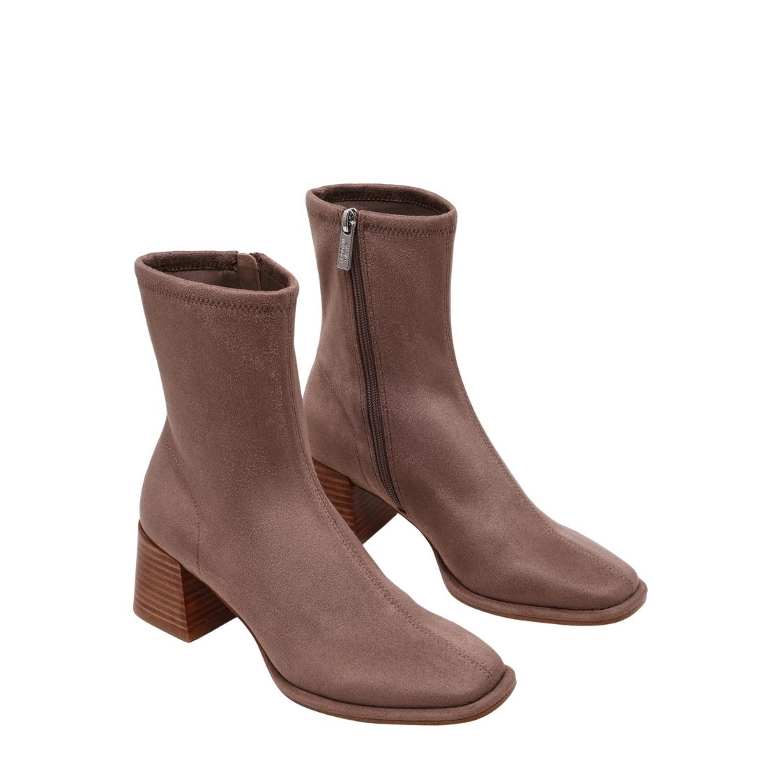 Nextstep Taupewn Brown Botines de Gamuza Cafe Claro