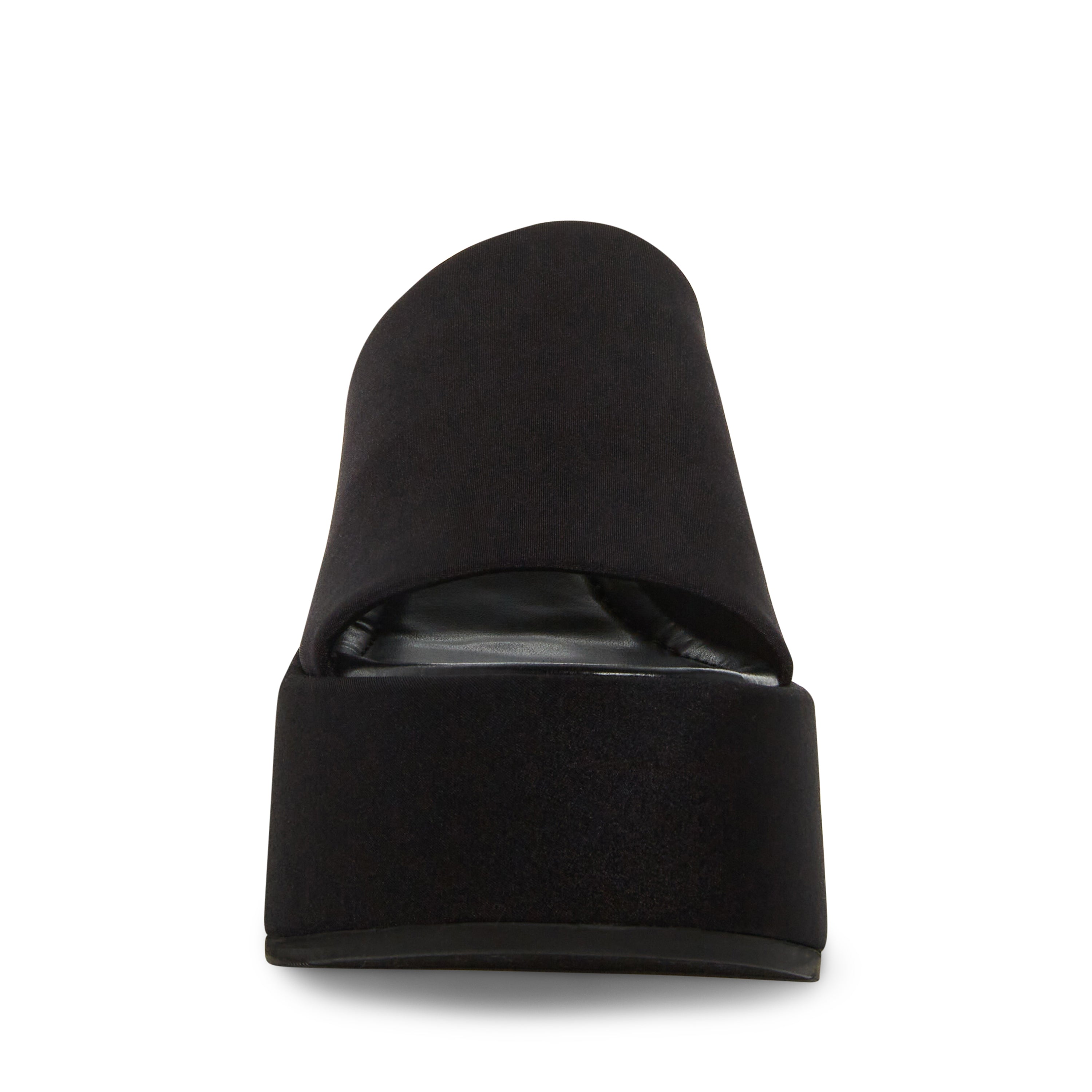 Nico Black Fabric Sandalias de Plataforma para Mujer