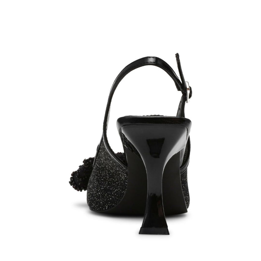 Night Fall Black Tacones con Moño Negros para Mujer