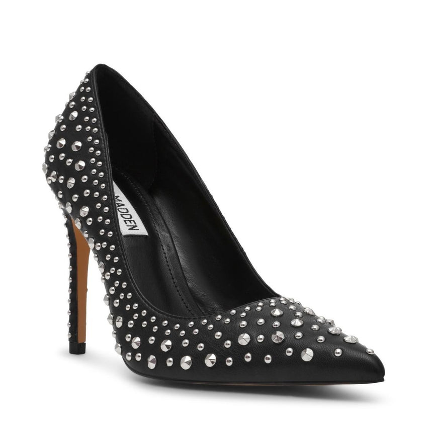 Noir-S Black Tacones Negros con Estoperoles