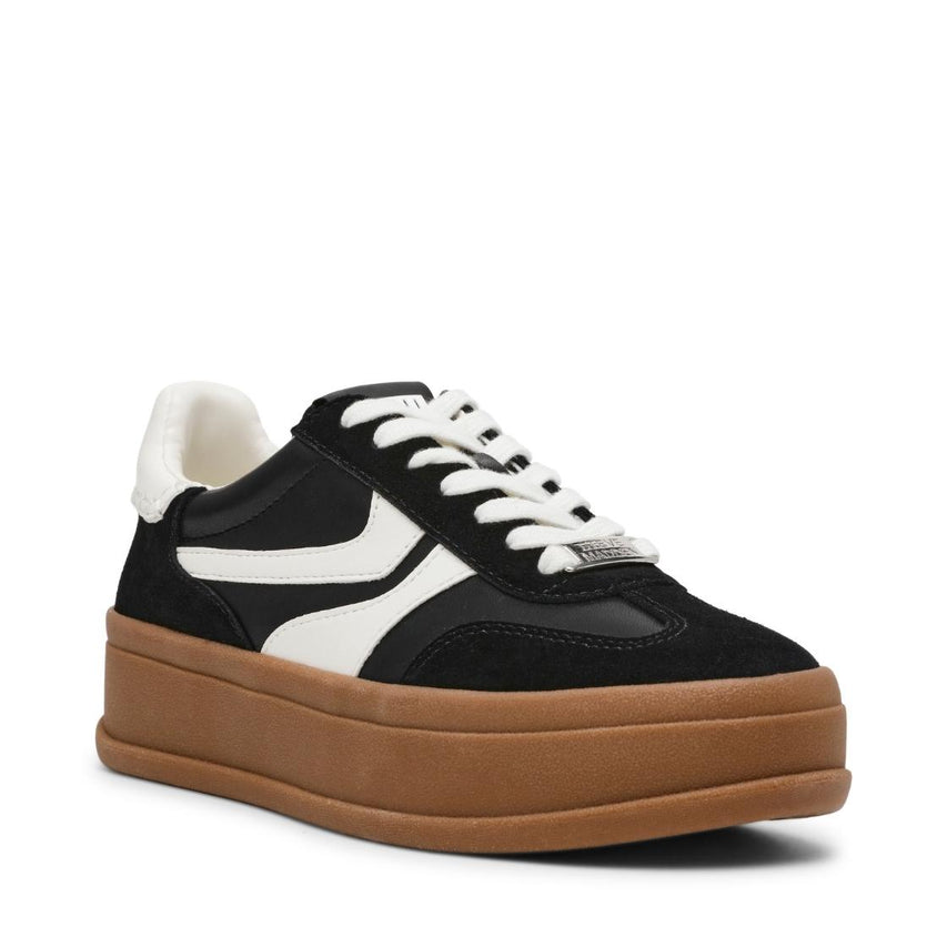 Off Track Black Suede Tenis Negros