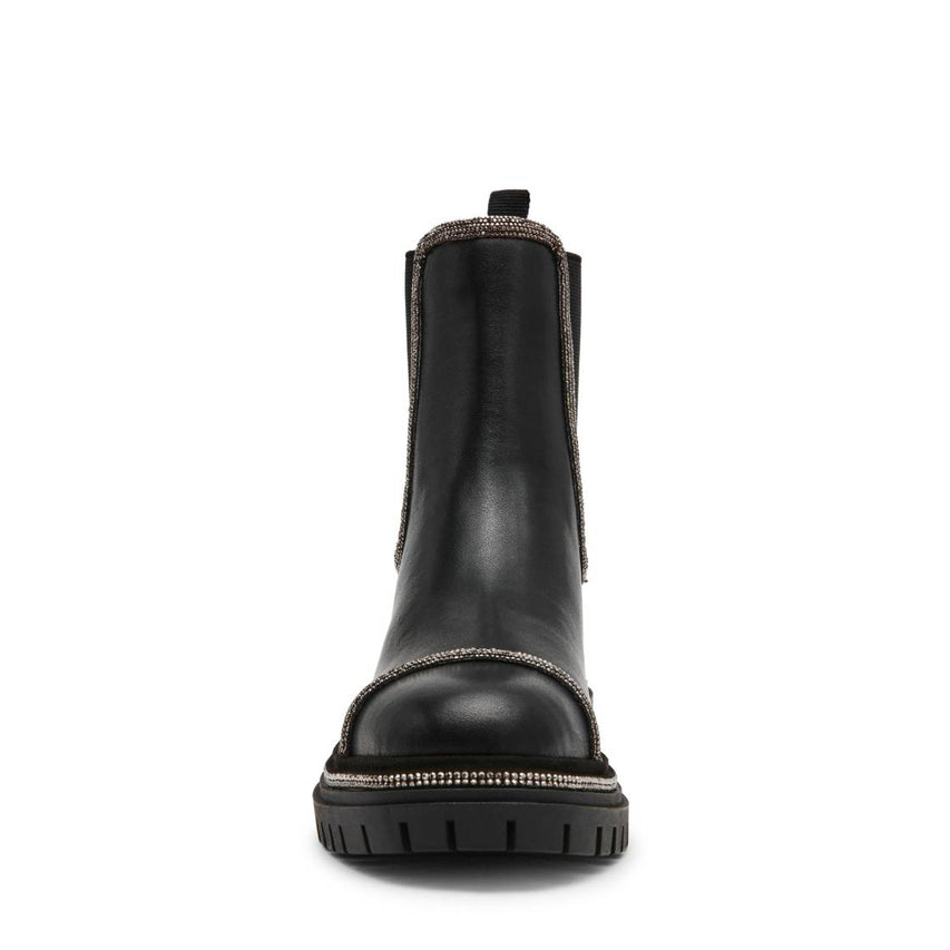 Offline R Black Action Leather Botines para Mujer