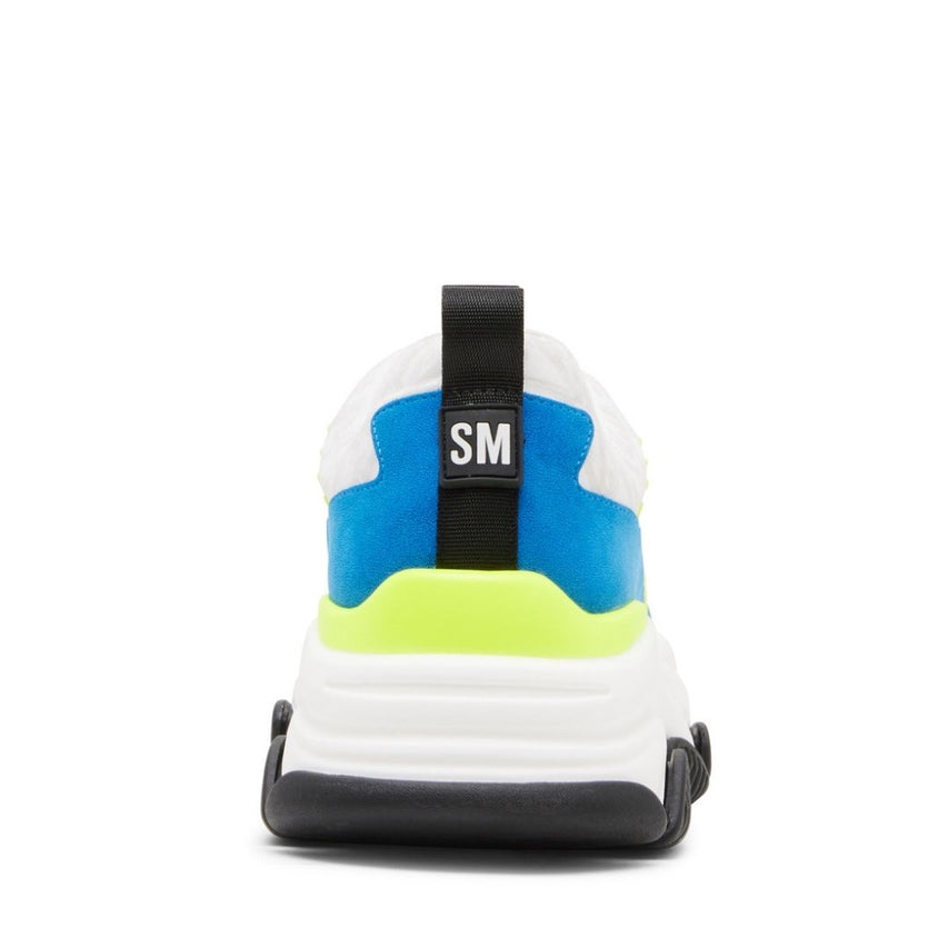 Paco Lime Tenis Blancos con Azul y Verde para Hombre