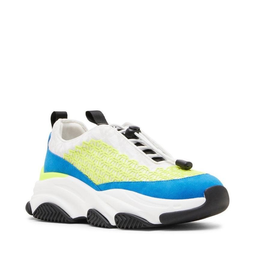 Paco Lime Tenis Blancos con Azul y Verde