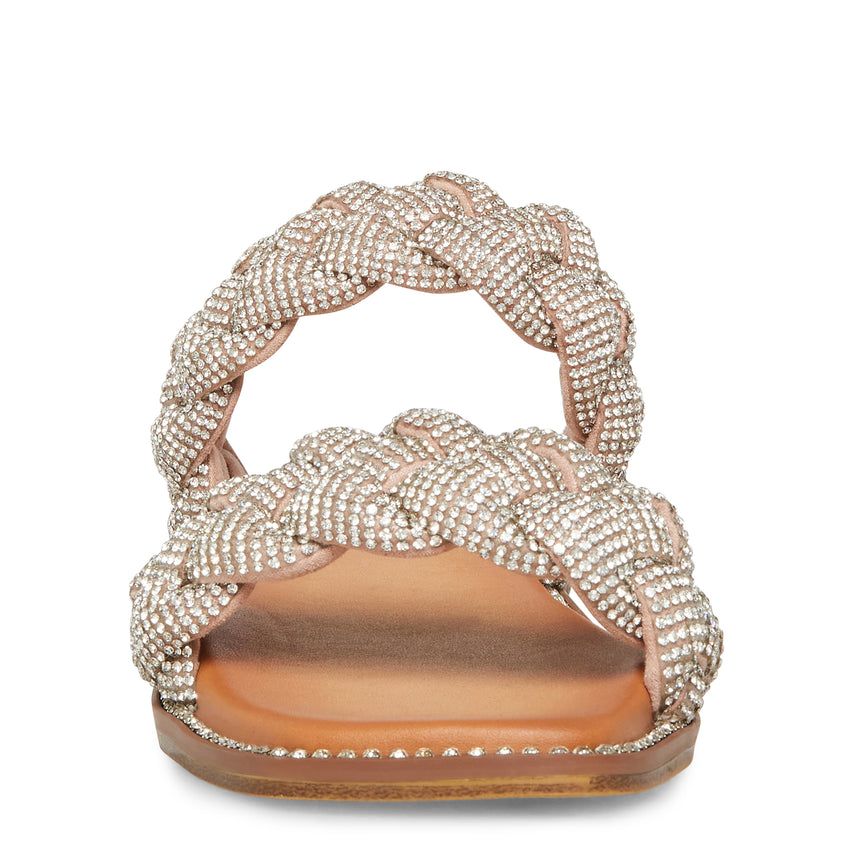 Parkk Silver Multi Sandalias de Piso para Mujer