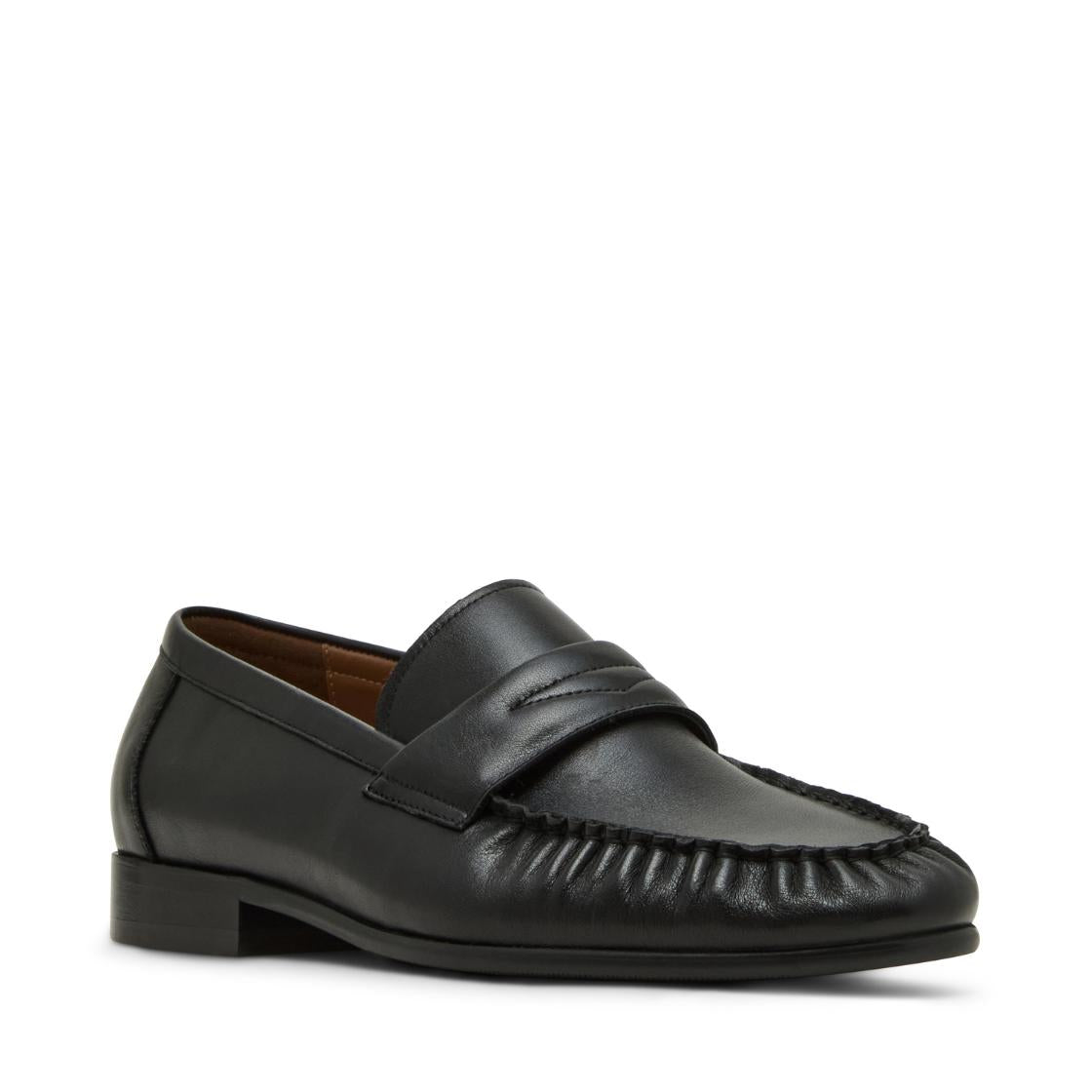 Passage Black Leather Mocasines Negros
