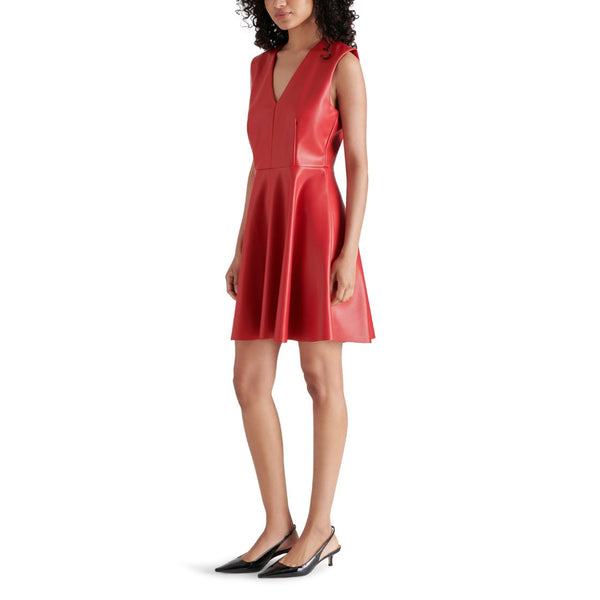 Pennie Dress Dark Red Vestido para Mujer