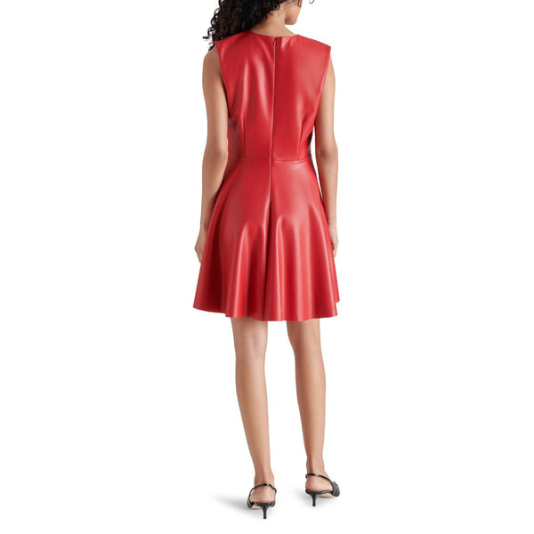 Pennie Dress Dark Red Vestido Rojo para Mujer