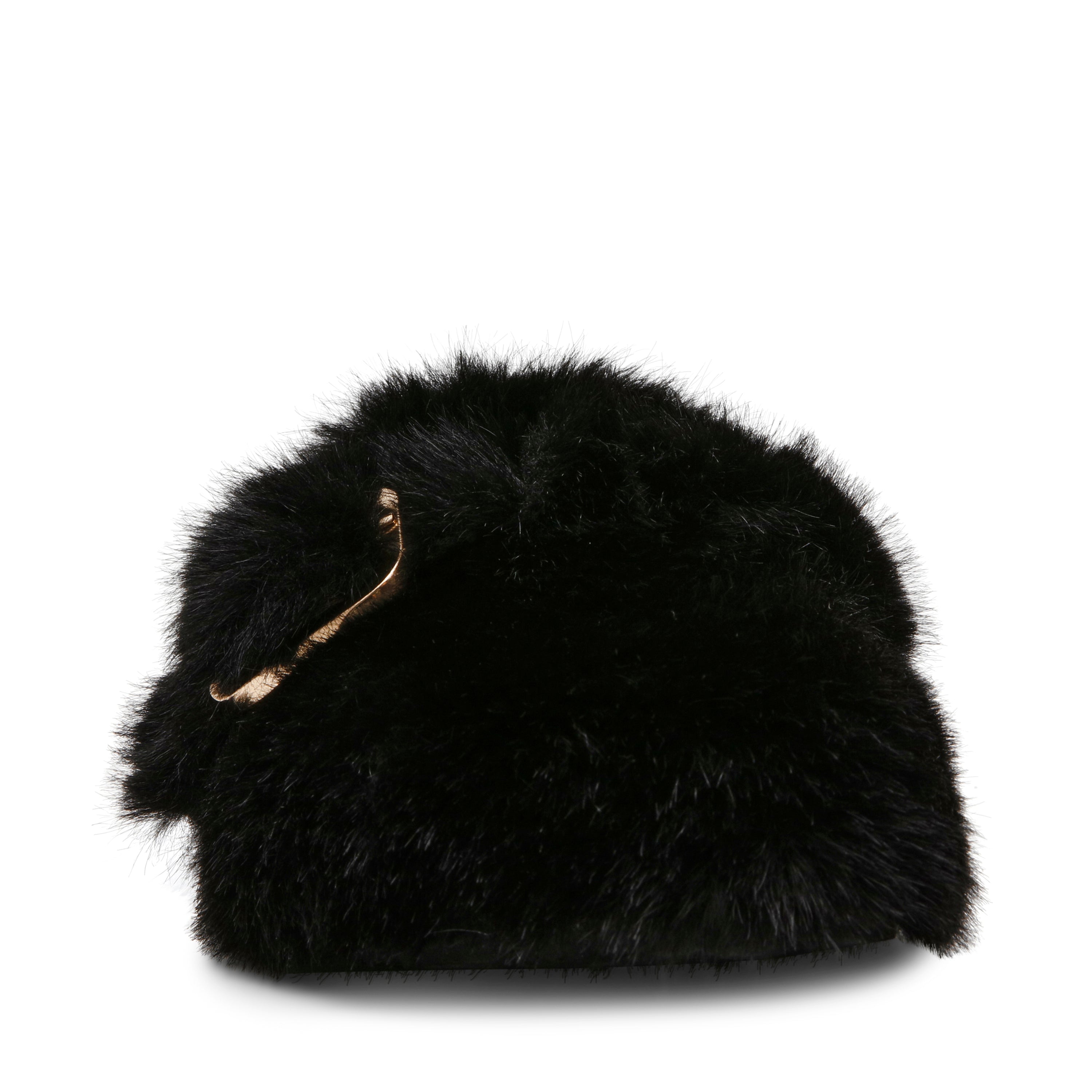 Plushie Black Pantufla para Mujer