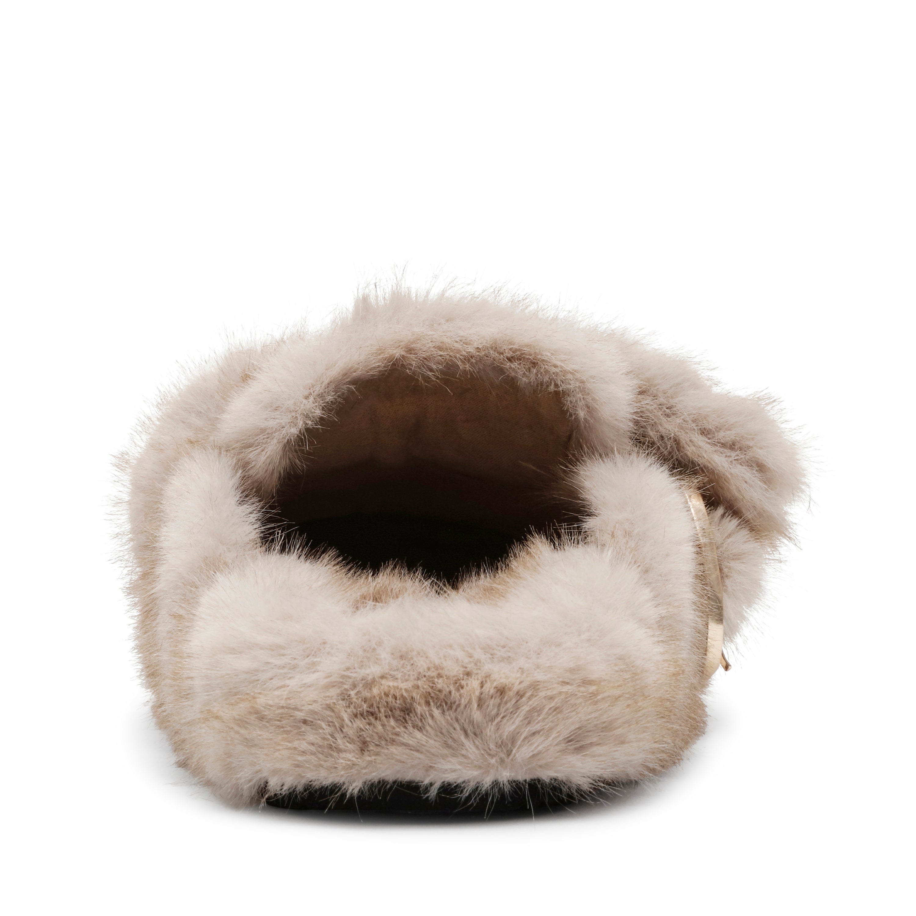 Plushie Natural Pantufla Beige para Mujer