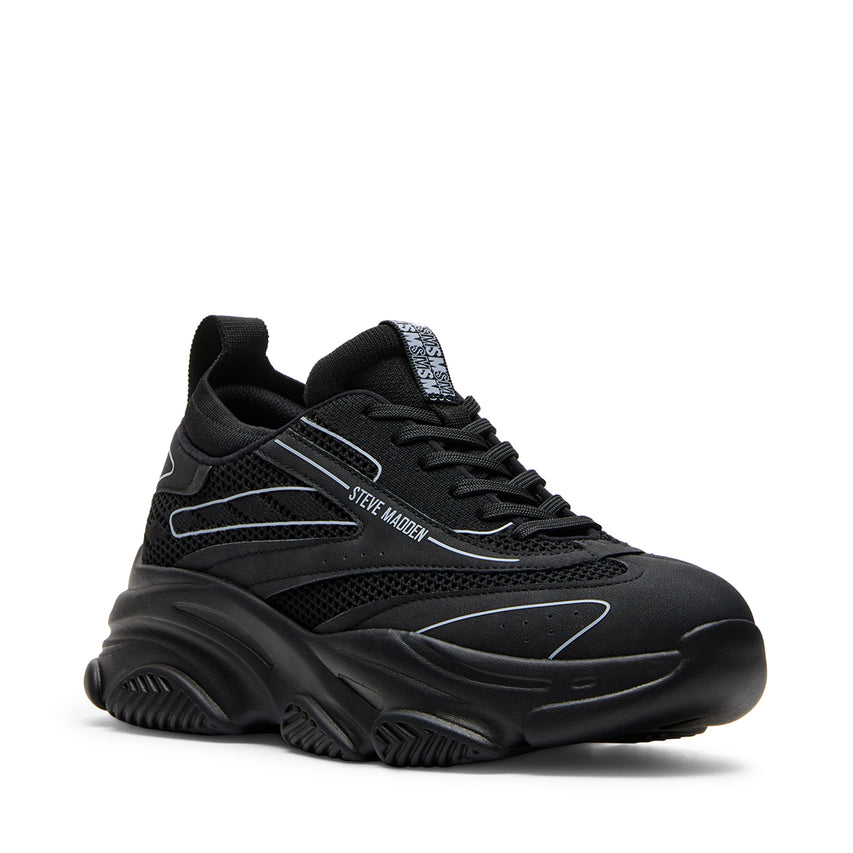 Polaris Black Black Tenis Negros