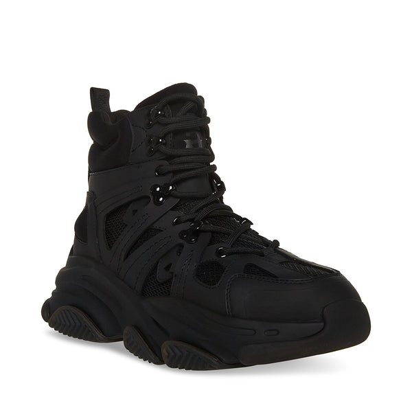 Ponder Black Tenis de Bota Negros