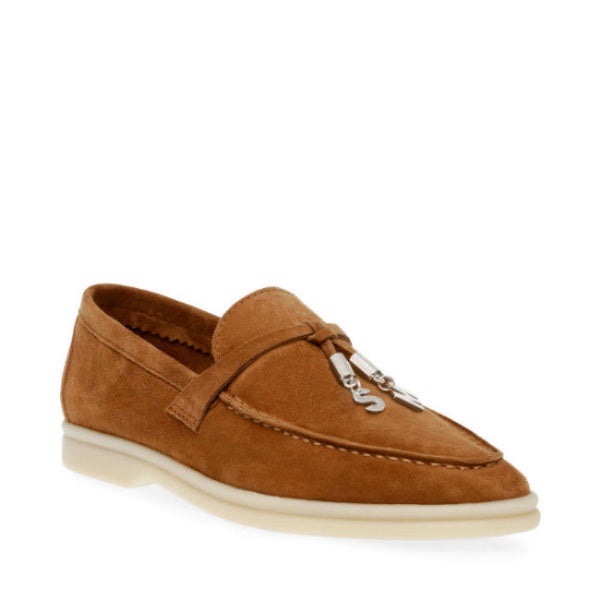 Portland Cognac Suede Mocasines Cafes