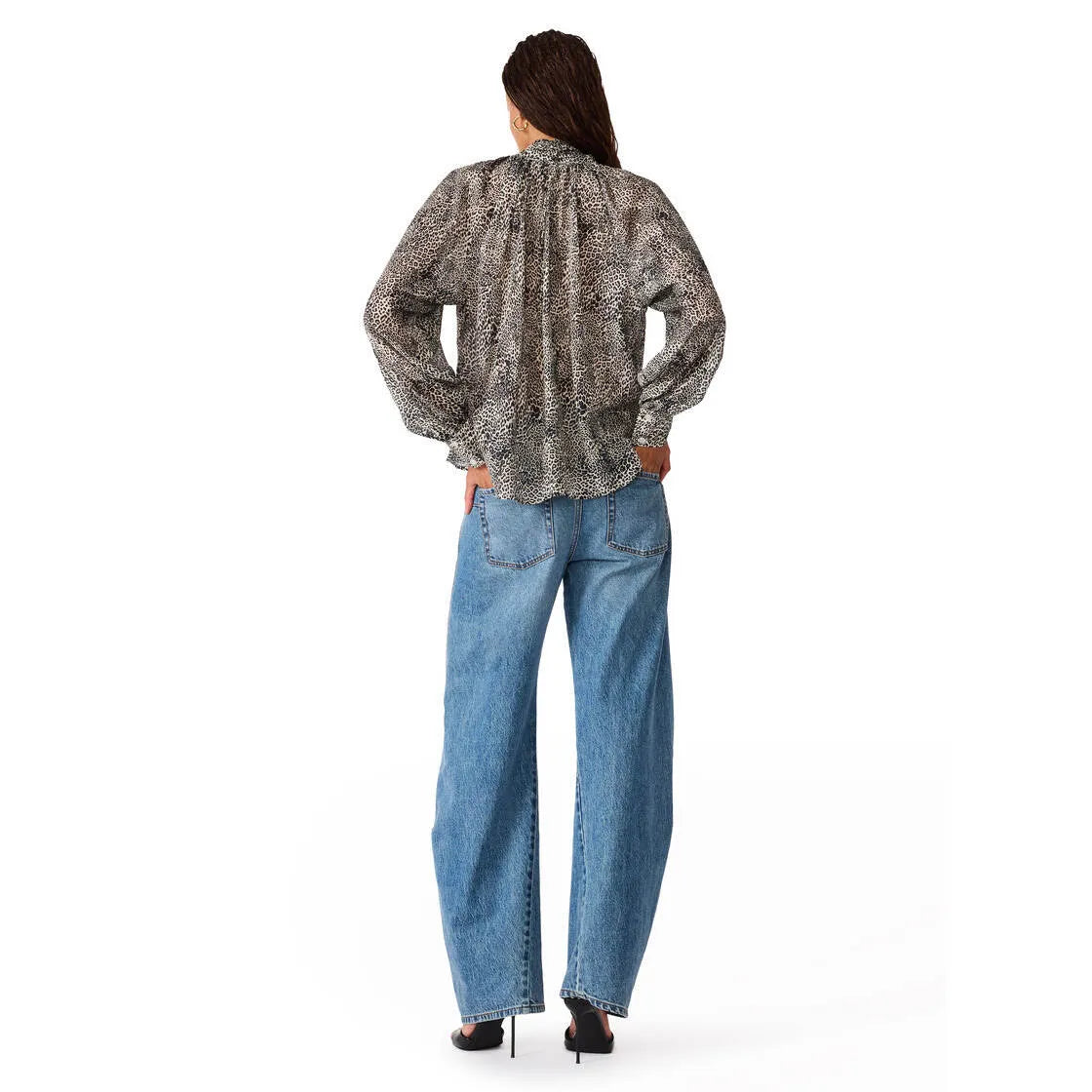 VIOLETTE TOP MEDIUM BROWN LEOPARD