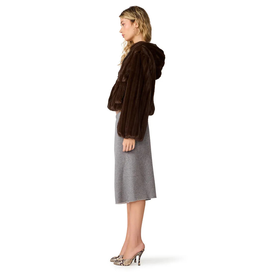 MAVIS J JACKET - WOLF BROWN