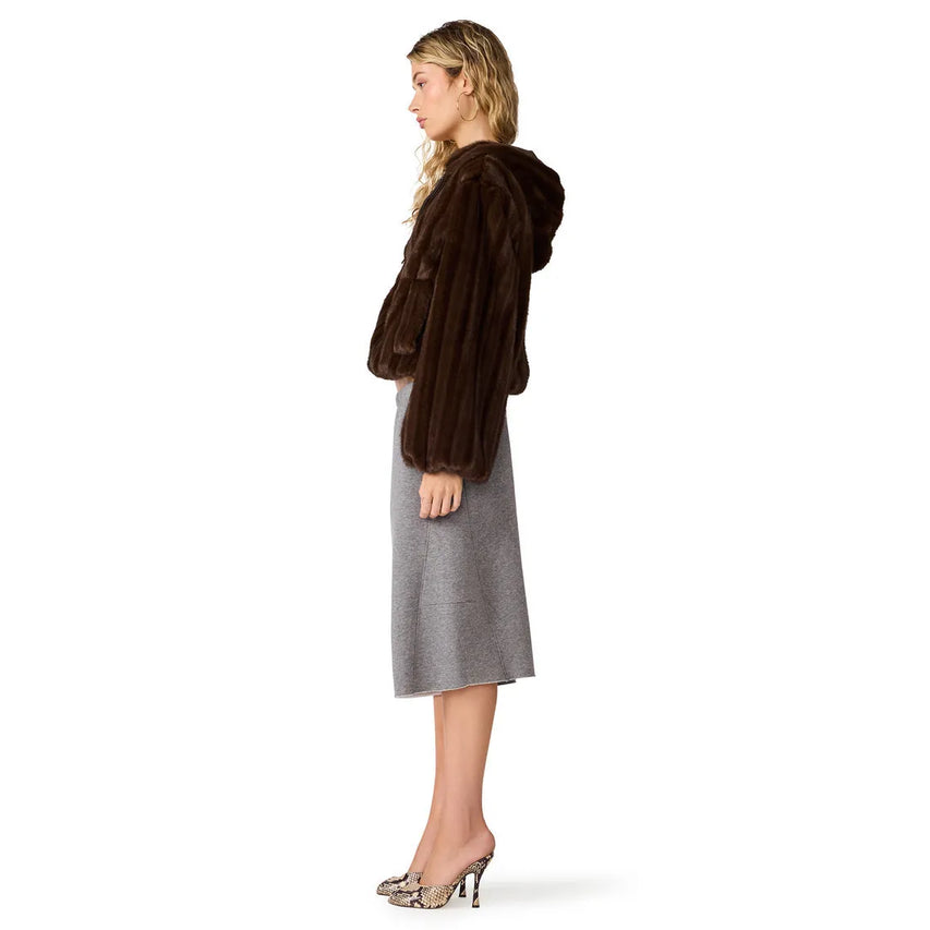MAVIS J JACKET - WOLF BROWN