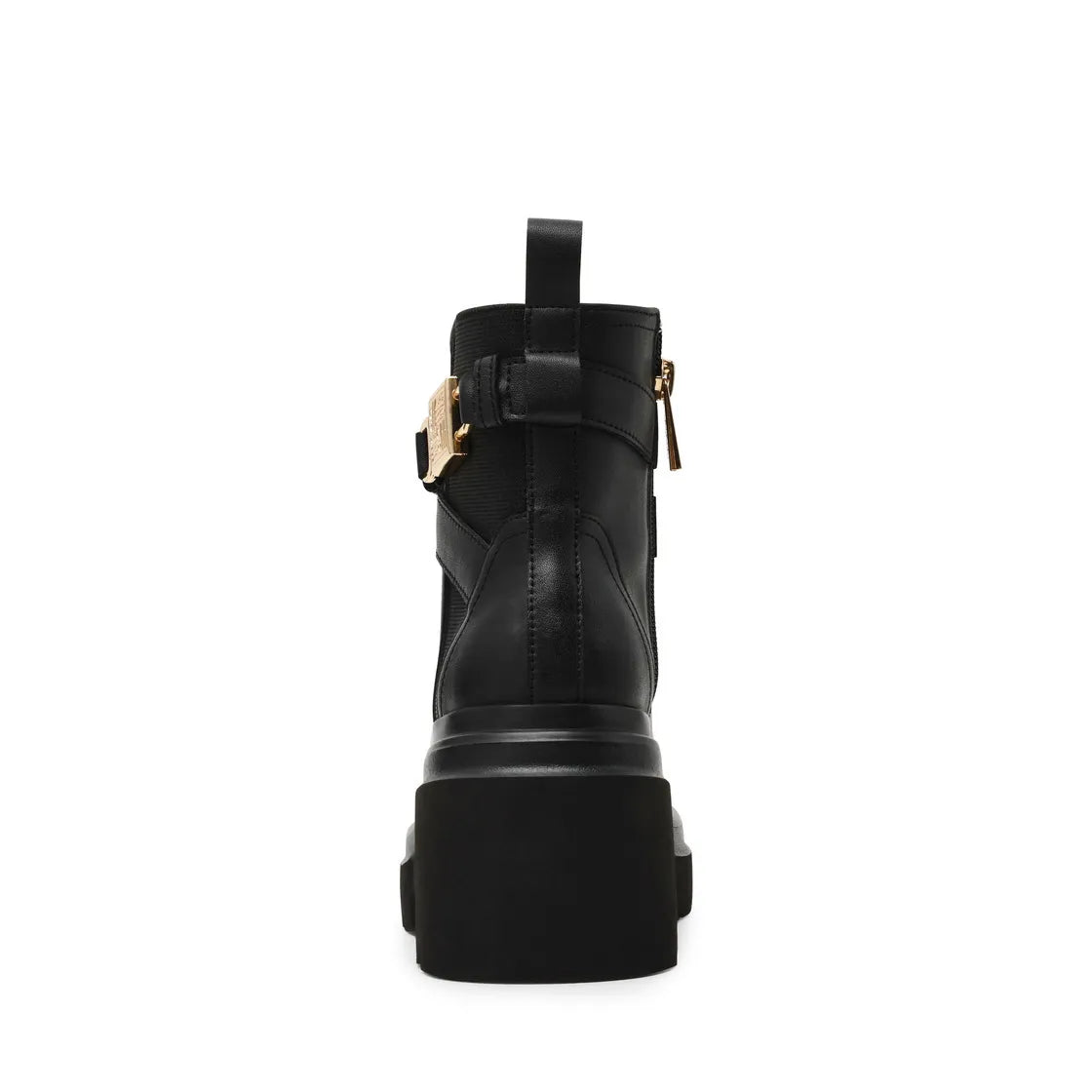 BUCKLED IN BLACK ACTION LEATHER