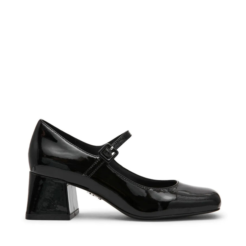 DARCEY BLACK PATENT SUEDE