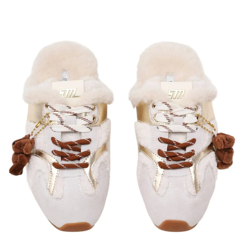 ASIELMULE-FUR OFF WHITE