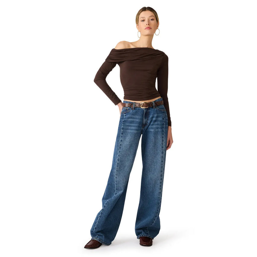 RYDER KNIT TOP WALNUT