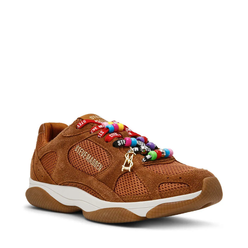 DRIBBLER-B CHESTNUT SUEDE