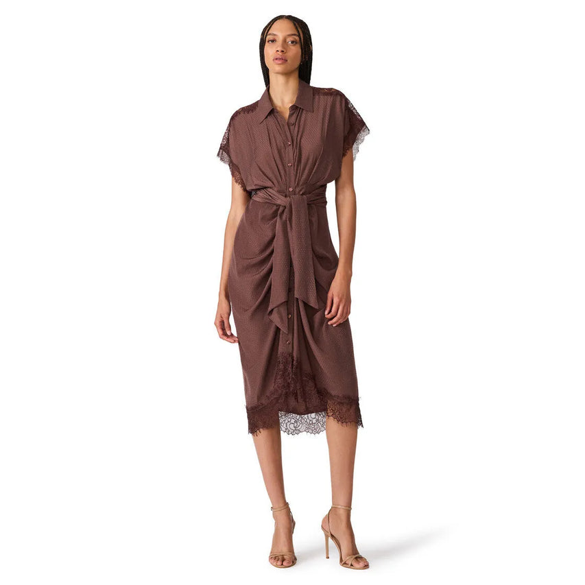 TORI DRESS WALNUT