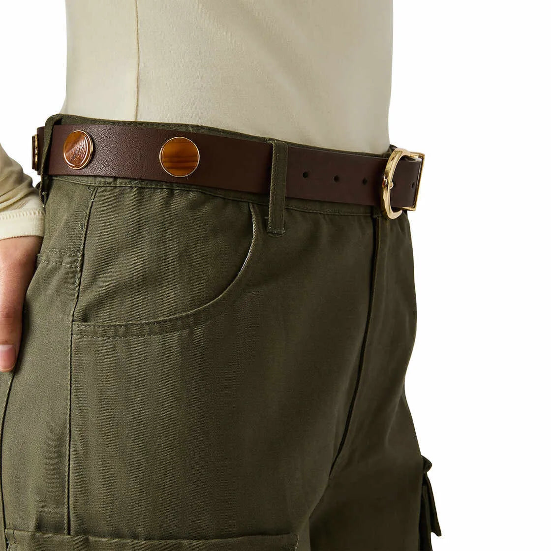 PANT BELT CHOCOLATE