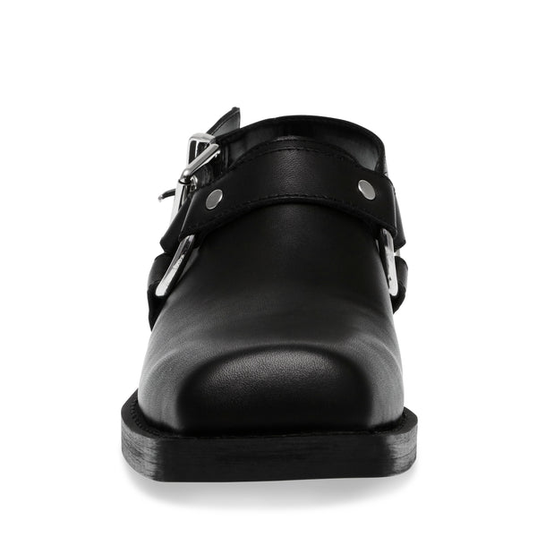 Rambles Black Leather Mules para Mujer