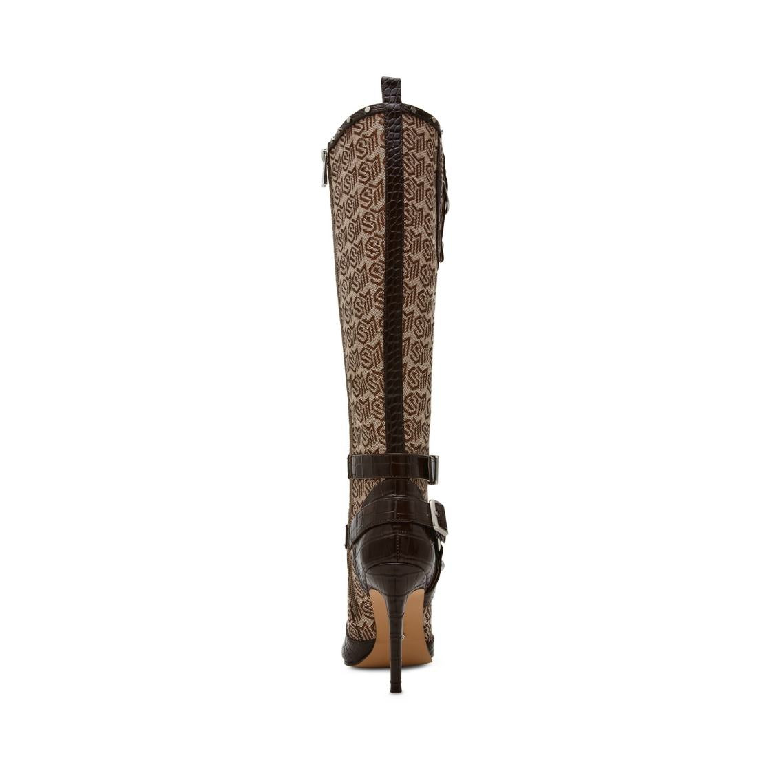 Redeemer Sm Brown Botas Largas de Tacon Cafes para Mujer