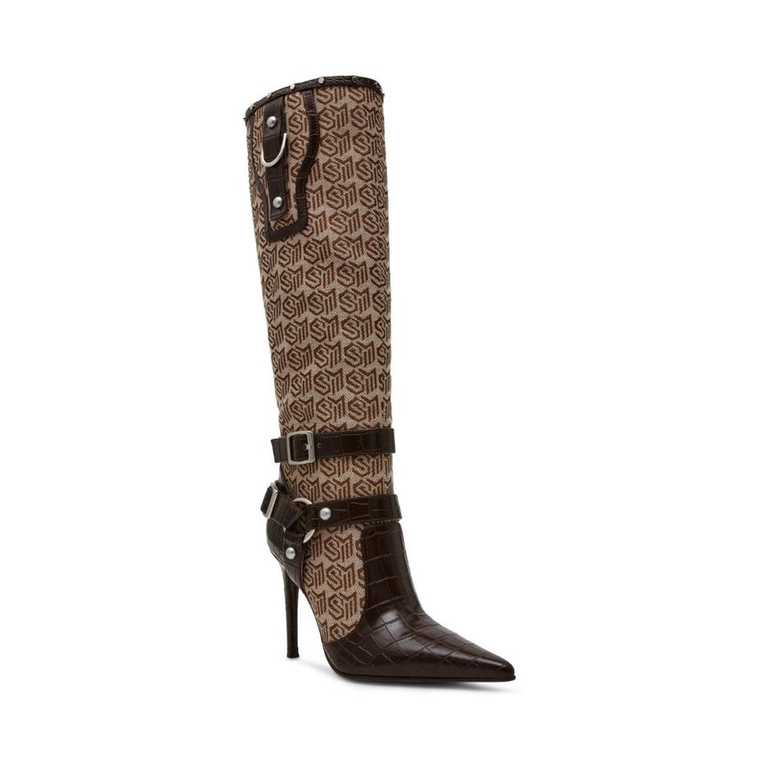 Redeemer Sm Brown Botas Largas de Tacon Cafes