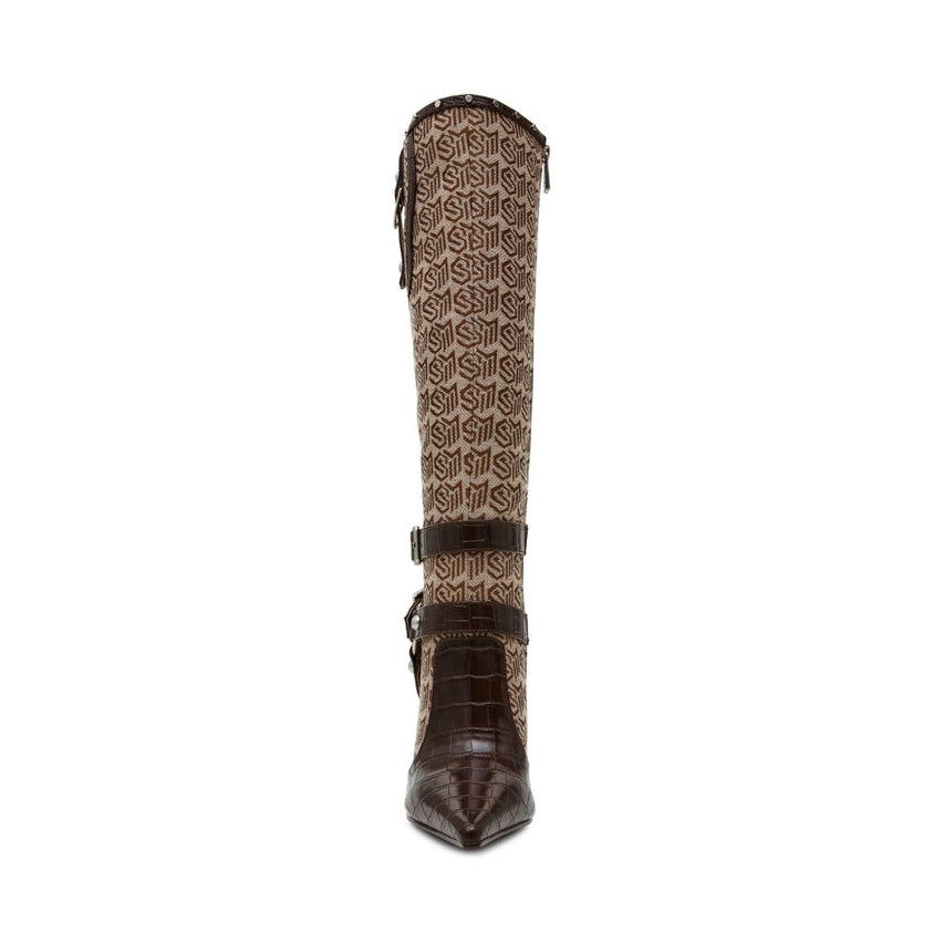 Redeemer Sm Brown Botas Largas de Tacon para Mujer