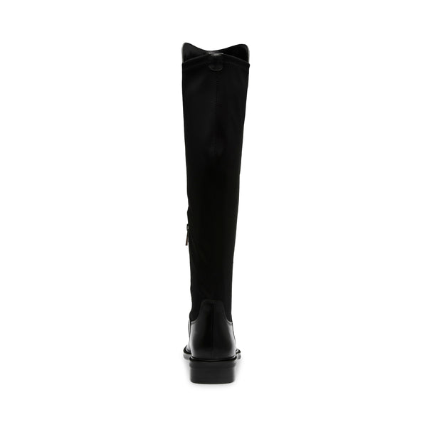 Resonate Black Leather Botas Negras para Mujer