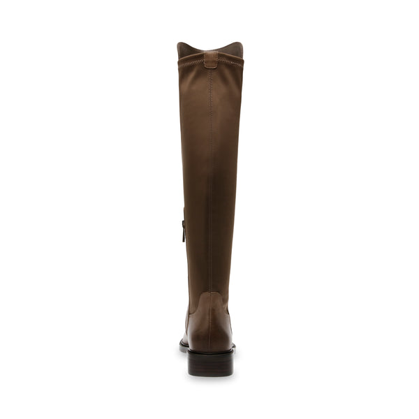 Resonate Brown Leather Botas Cafes para Mujer