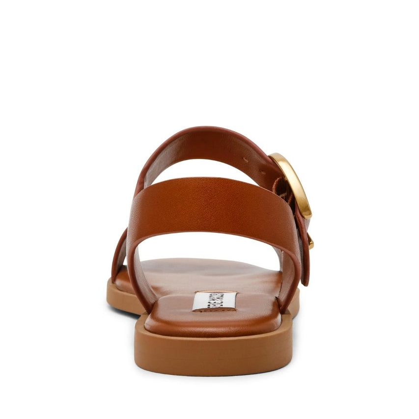Resorts Cognac Leather Sandalias Cafes Para Mujer