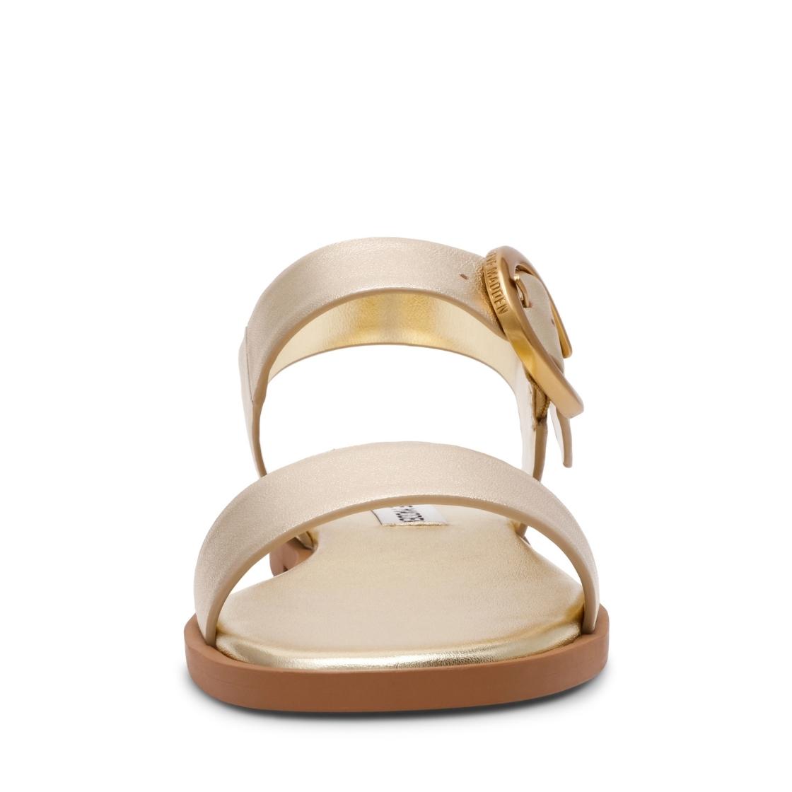Resorts Gold Leather Sandalias Para Mujer