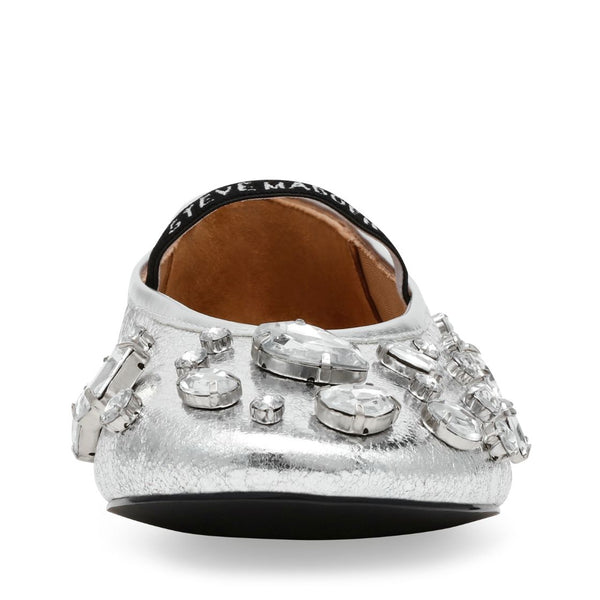 Reveler Silver Flats con Brillos para Mujer